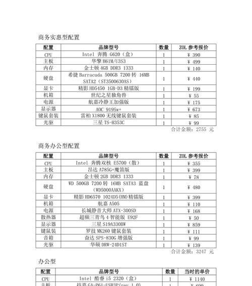 2024年组装机电脑配置清单（为满足未来需求）