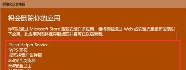 电脑恢复出厂设置教程（从备份到重装系统）